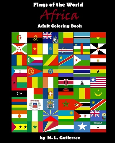 Flags of the World Series (Africa), Adult Coloring Book