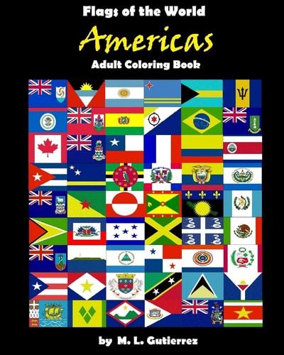 Flags of the World Series (Americas), Adult Coloring Book