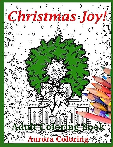 Christmas Joy Adult Coloring Book