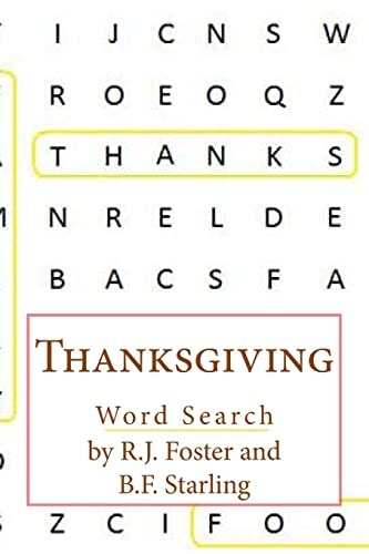 Thanksgiving Word Search