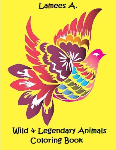 Wild and Legendary Animals Coloring Book