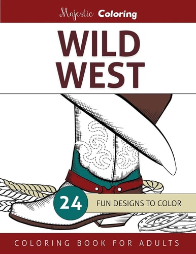 Wild West Coloring Book for Adults