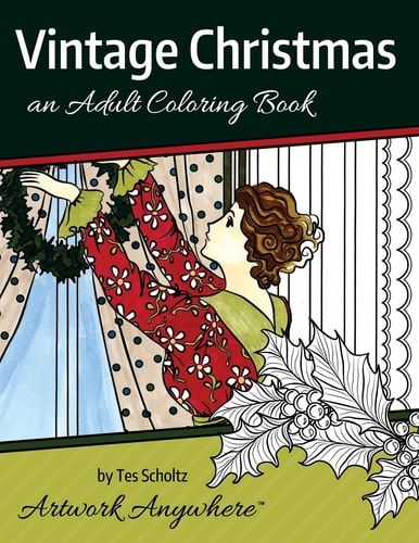 Vintage Christmas An Adult Coloring Book