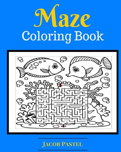 Maze Coloring Book Maze Puzzles