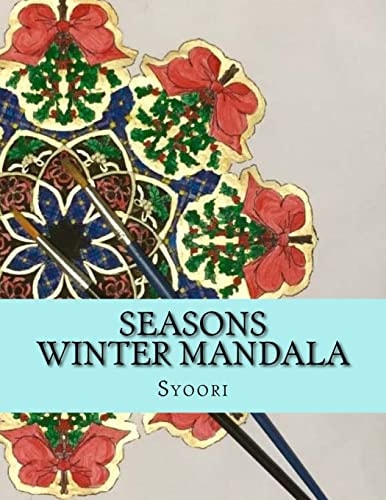 Seasons Winter Mandala Coloring Adult Book