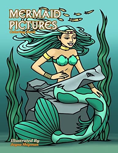 Mermaid Pictures Coloring Book