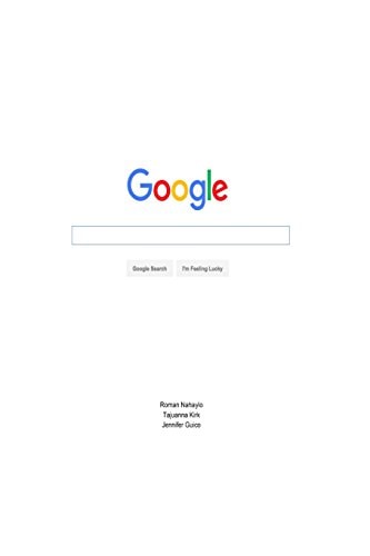 Google Inc Case Study - Lewis University