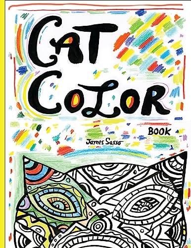 Cat Color Book Cat Art for Coloring