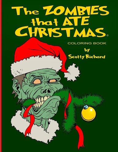 The Zombies That Ate Christmas Coloring Book