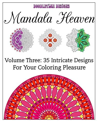 Mandala Heaven Volume Three 35 Intricate Designs