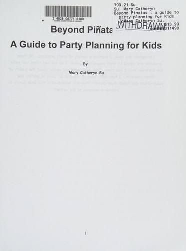 Beyond Piñatas A Guide to Party Planning for Kids
