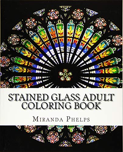Stained Glass Adult Coloring Book