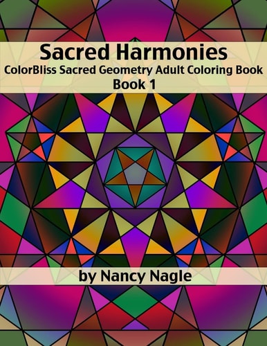 Sacred Harmonies Coloring Book for Adults ColorBliss Sacred Geometry Adult Coloring Books