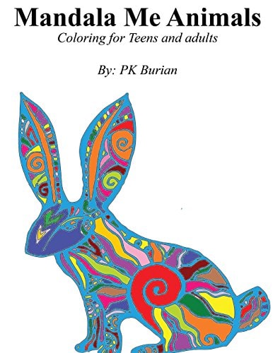 Mandala Me Animals Coloring Book for Teens and Adults