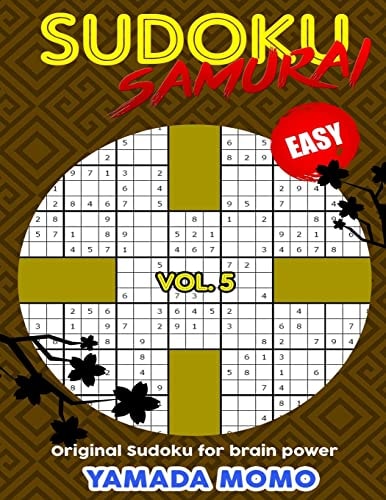 Sudoku Samurai Easy Original Sudoku For Brain Power Vol. 5: Include 100 Puzzles Sudoku Samurai Easy Level