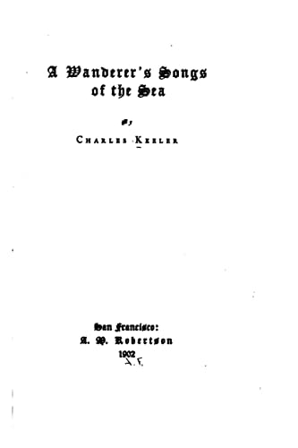 A Wanderer's Song of the Sea