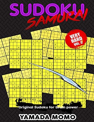 Sudoku Samurai Very Hard Original Sudoku For Brain Power Vol. 5: Include 100 Puzzles Sudoku Samurai Very Hard Level