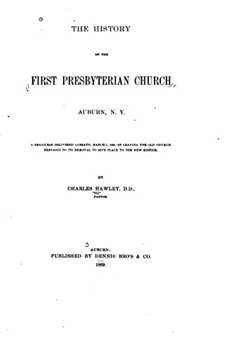 The History of the First Presbyterian Church