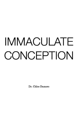 Immaculate Conception The Deeper Teaching of The Cross