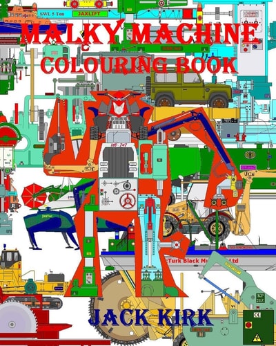 Malky Machine Colouring Book For Adults and Children