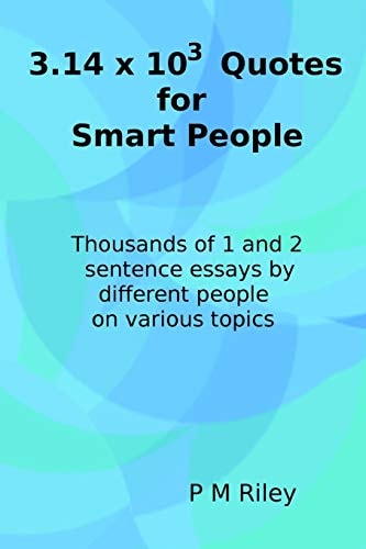 3. 14 X 1000 Quotes for Smart People