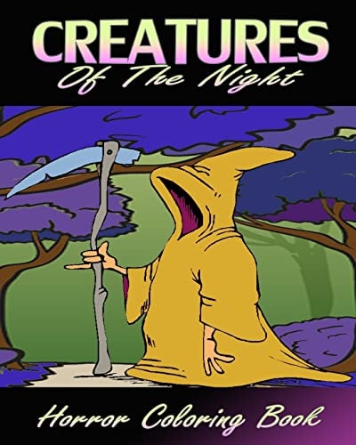 Creatures Of The Night (Horror Coloring Book)