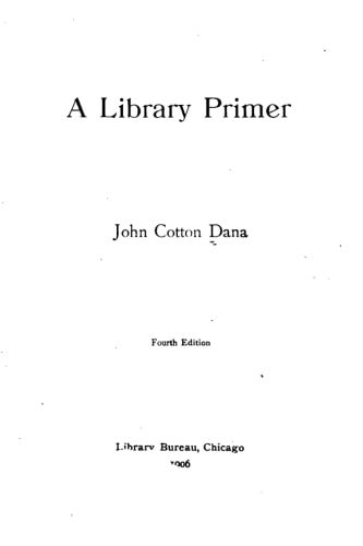 A Library Primer