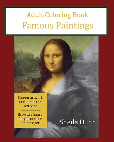 Famous Paintings Adult Coloring Book