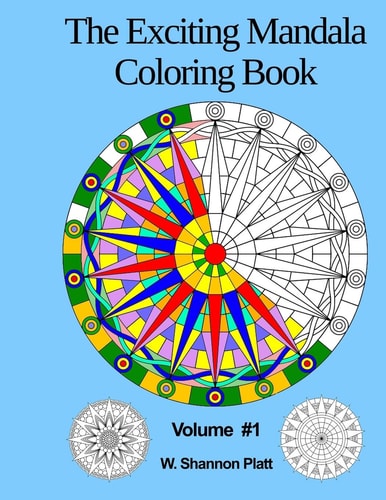 The Exciting Mandala Coloring Book #1 Brilliant Coloring Books