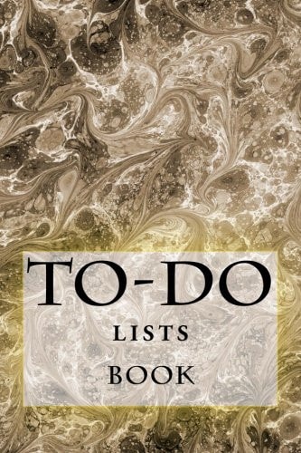 To-Do Lists Book Stay Organized