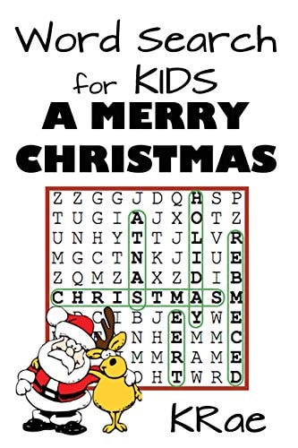 Word Search for Kids A Merry Christmas