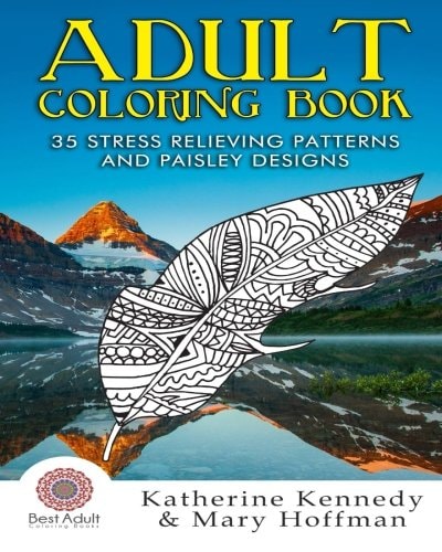 Adult Coloring Book 35 Stress Relieving Patterns And Paisley Designs