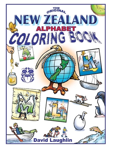 New Zealand Alphabet Coloring Book