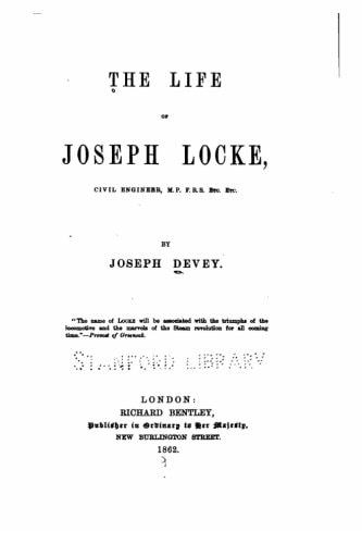 The Life of Joseph Locke