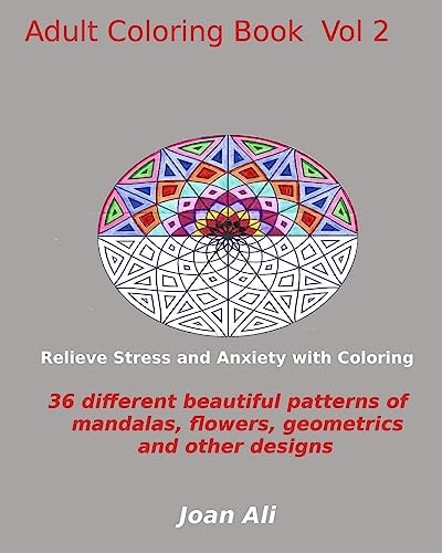 Adult Coloring Book Relieve Stress and Anxiety with Coloring