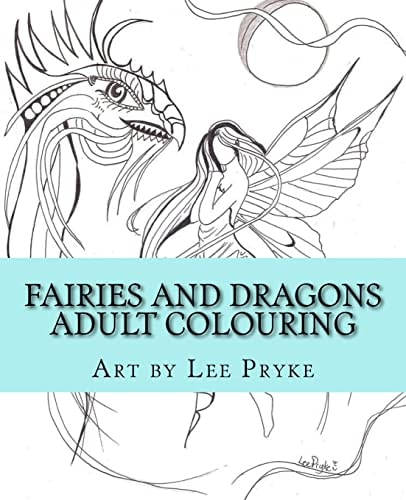 Fairies and Dragons Adult Colouring Book