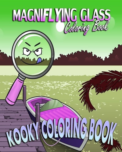 Magniflying Glass and Kooky Coloring Book