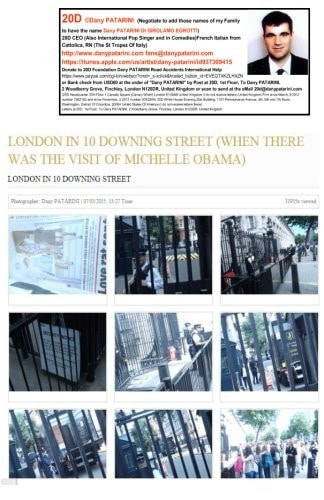 London in 10 Downing Street (when There Was the Visit of Michelle OBAMA) June 2015 London in 10 Downing Street GB Government