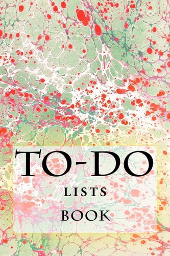 To-Do Lists Book Stay Organized