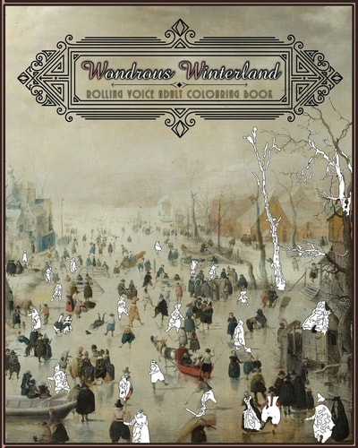 Wondrous Winterland Adult Colouring Book