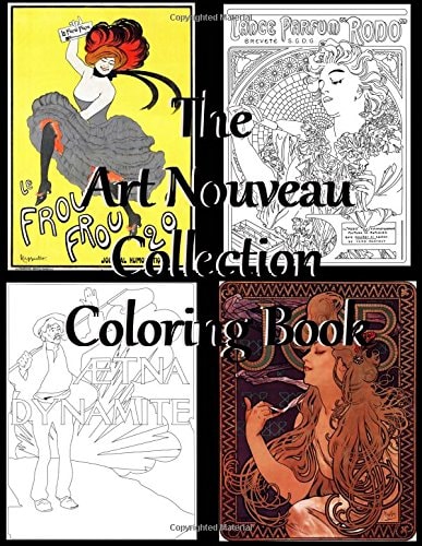 The Art Nouveau Collection Coloring Book