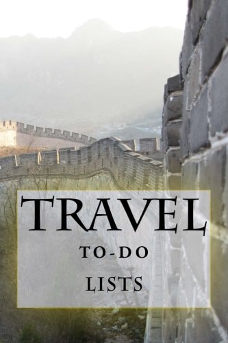 Travel To-Do Lists Book Stay Organized