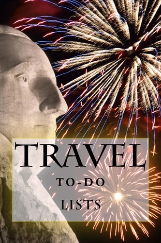 Travel To-Do Lists Book Stay Organized