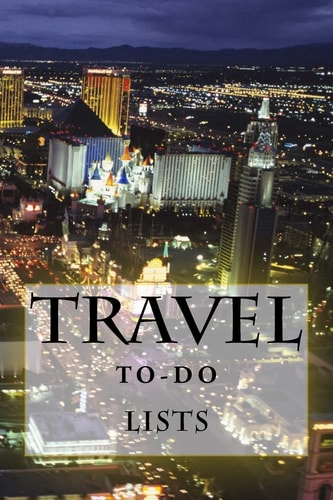 Travel To-Do Lists Book Stay Organized