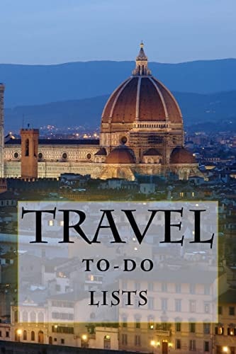 Travel To-Do Lists Book Stay Organized