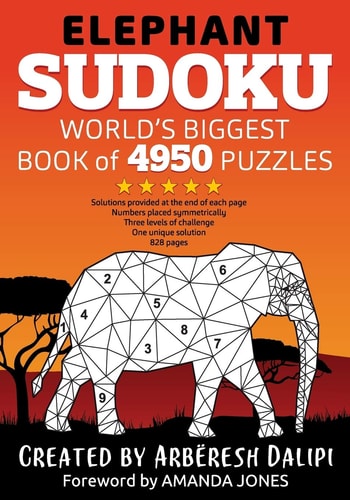 Elephant Sudoku World Biggest Book of 4950 Puzzles