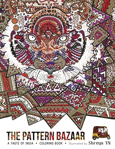 The Pattern Bazaar A Taste of India - Coloring Book