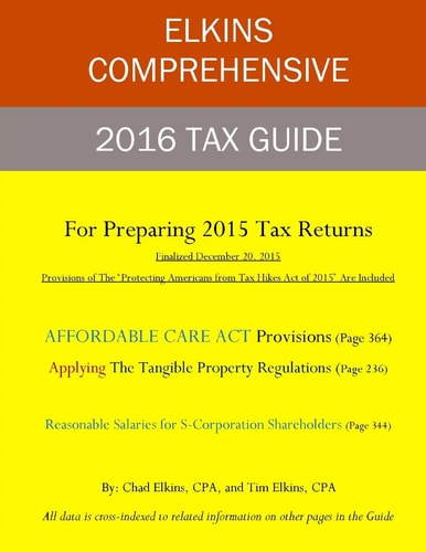 Elkins 2016 Comprehensive Tax Guide