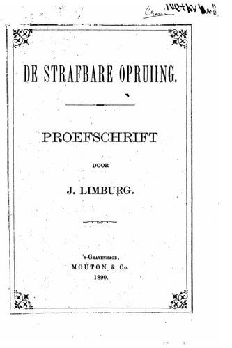 De Strafbare Opruiing