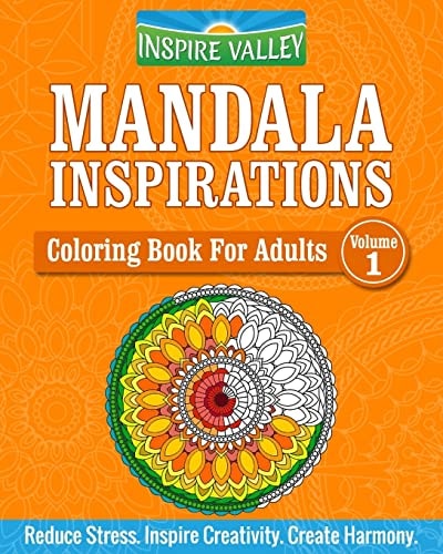 Mandala Inspirations Coloring Book For Adults (Volume-1)